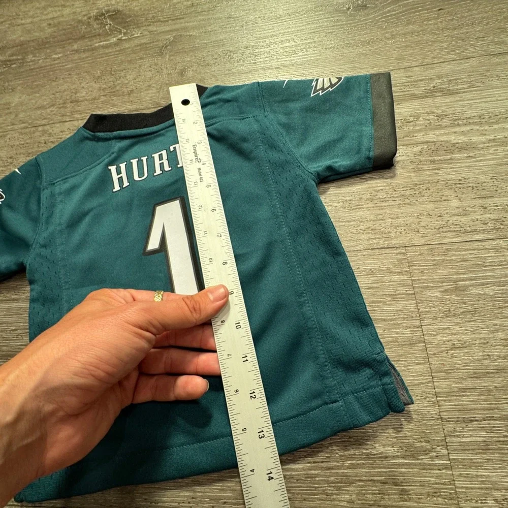 Nike Philadelphia Eagles Jersey Kids 12M Green Polyester Jalen Hurts Gameday Fan